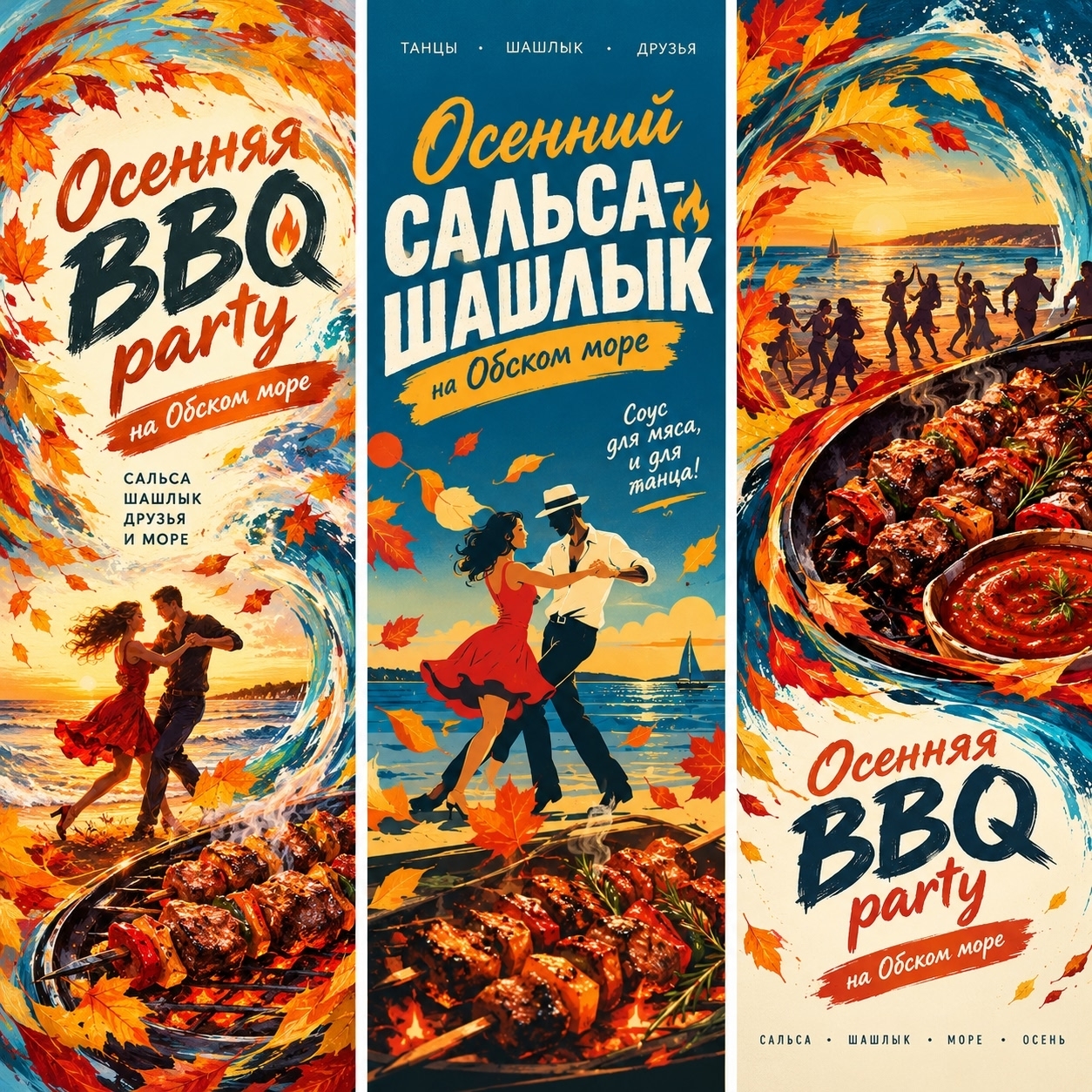 Афиша: Осений сальса-шашлык Salsa Mira на Обском Море